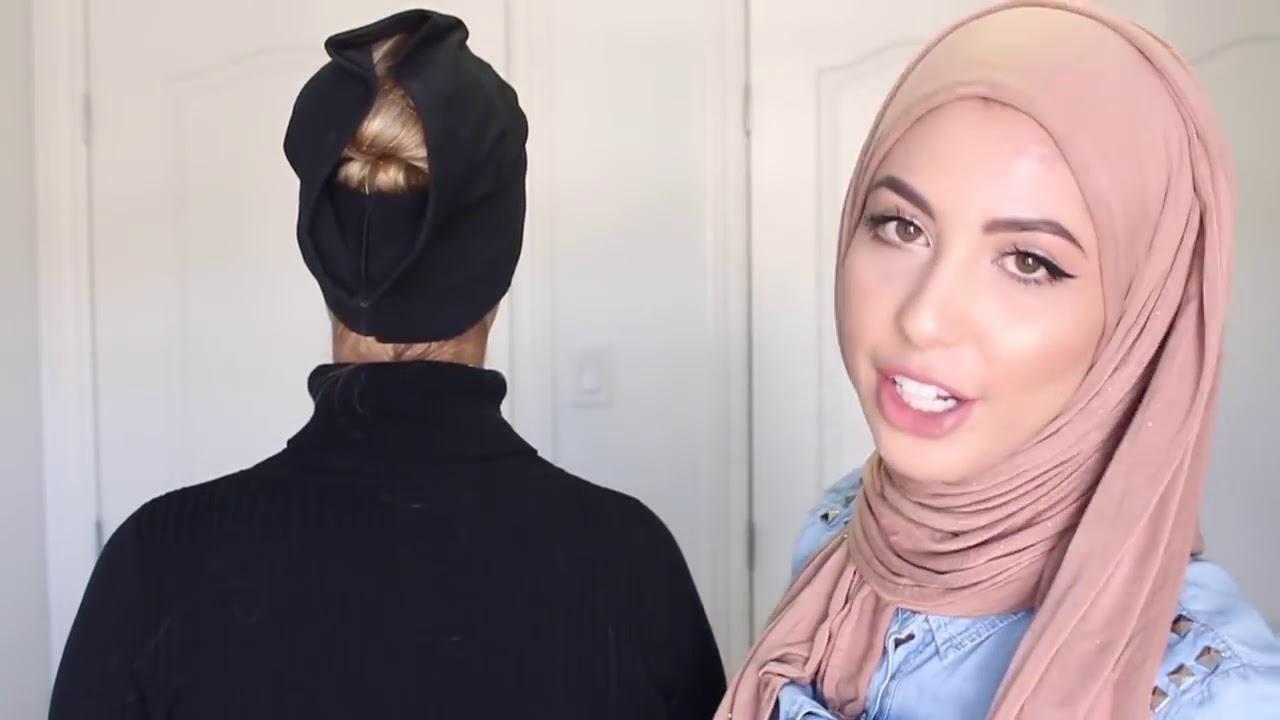 HOW I TIE MY BUN UNDER HIJAB!