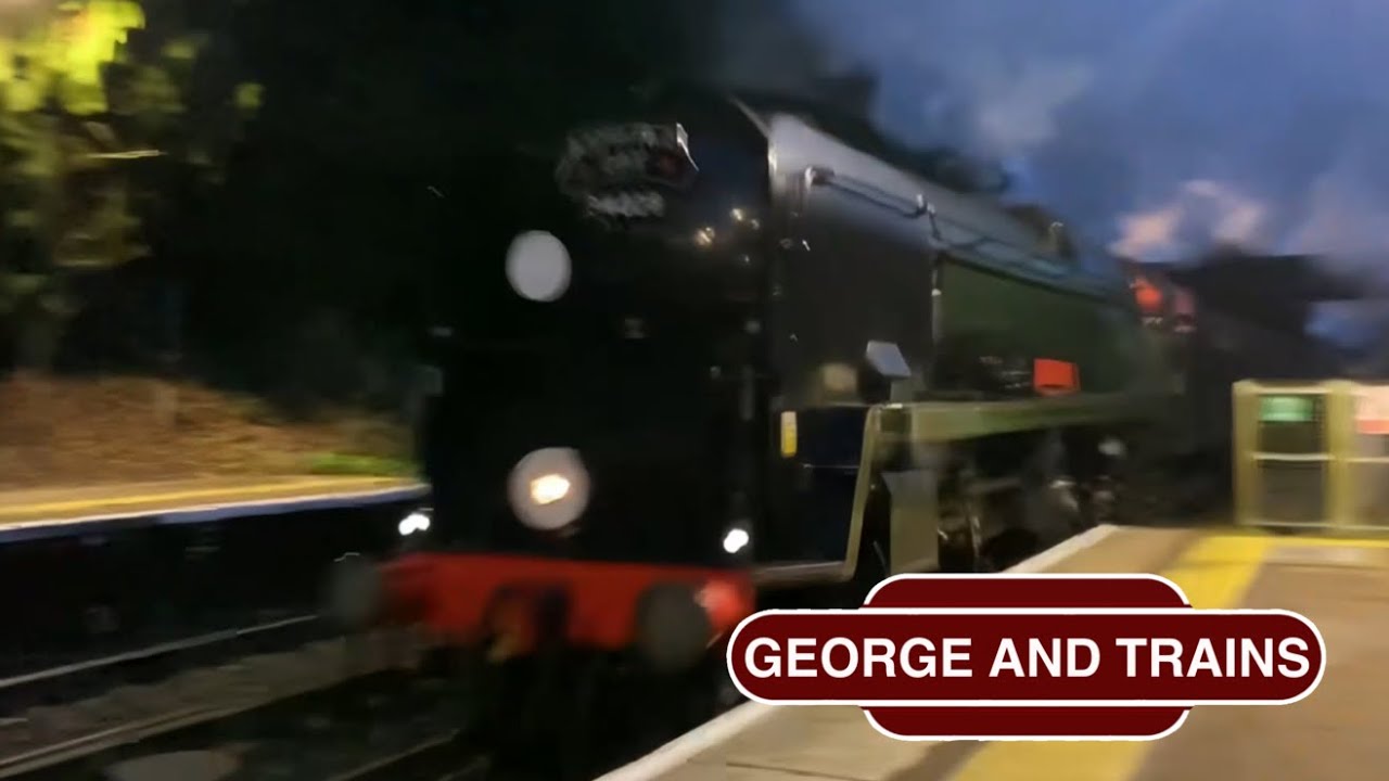 34028 ‘Eddystone’ Tackles The Gradient At Otford Hauling ‘The Armistice Steam Express’ | 11/11/25