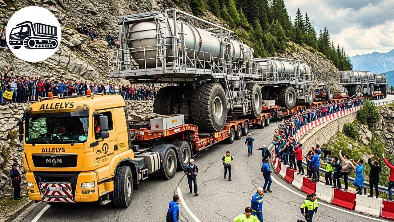 80 UNMÖGLICHE LOGISTIK GIGANTEN | wenn SCHWERLAST MONSTER die ganze STRASSE beherrschen