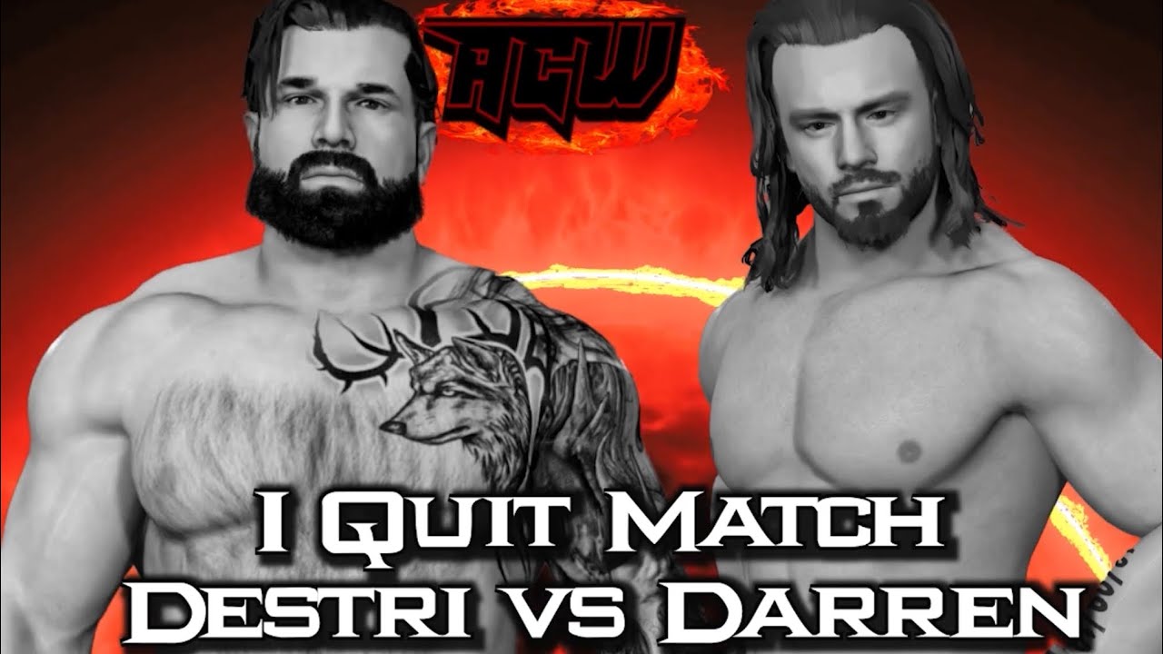FULL MATCH: I Quit Match Darren Tarlton vs Destri Tarlton ACW Episode 16-WWE 2K Universe Mode