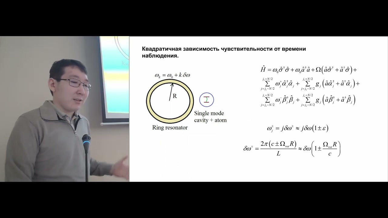 Сергеев Т.Т. Дискретный временной кристалл на основе оптической системы атом-резонатор