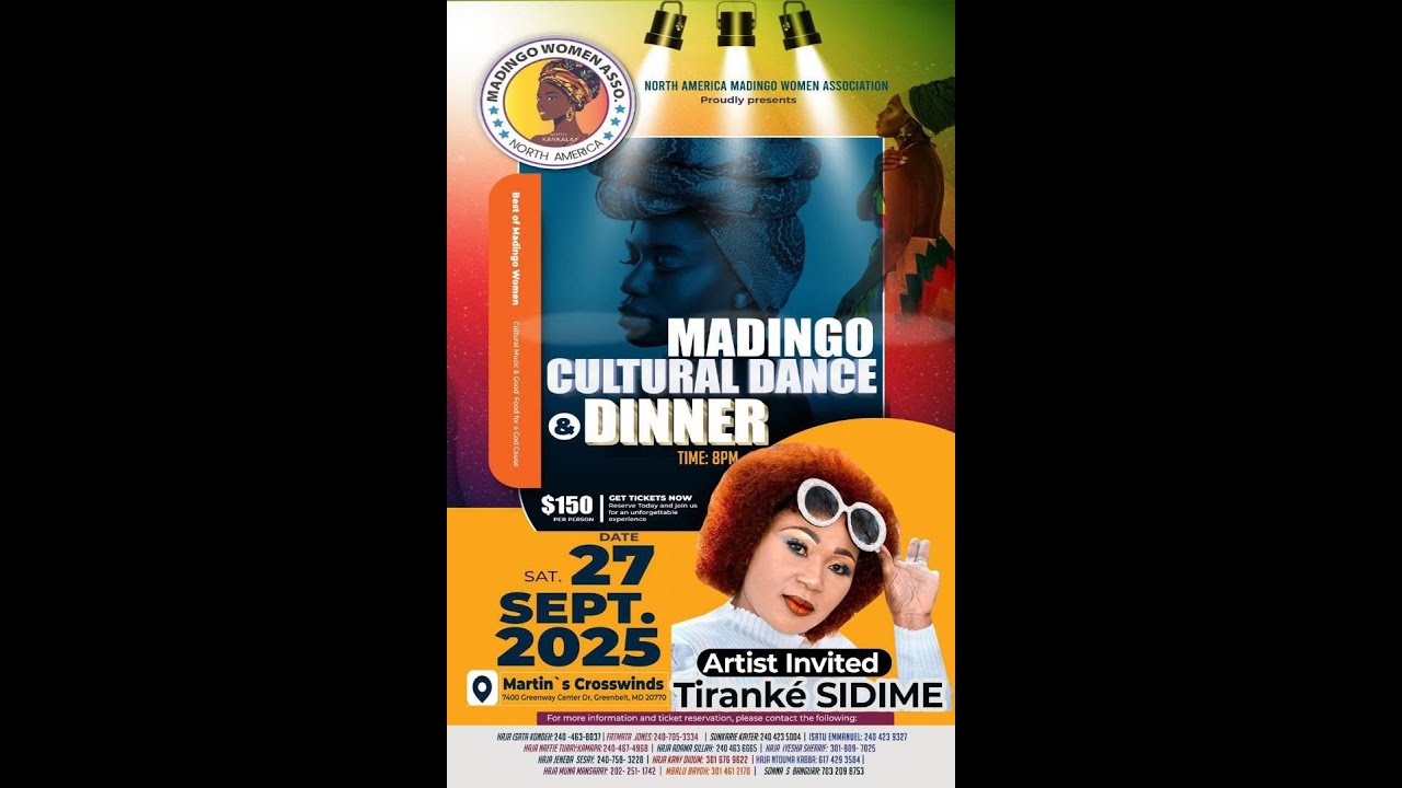 Madingo Cultural Dance Dinner - 2025
