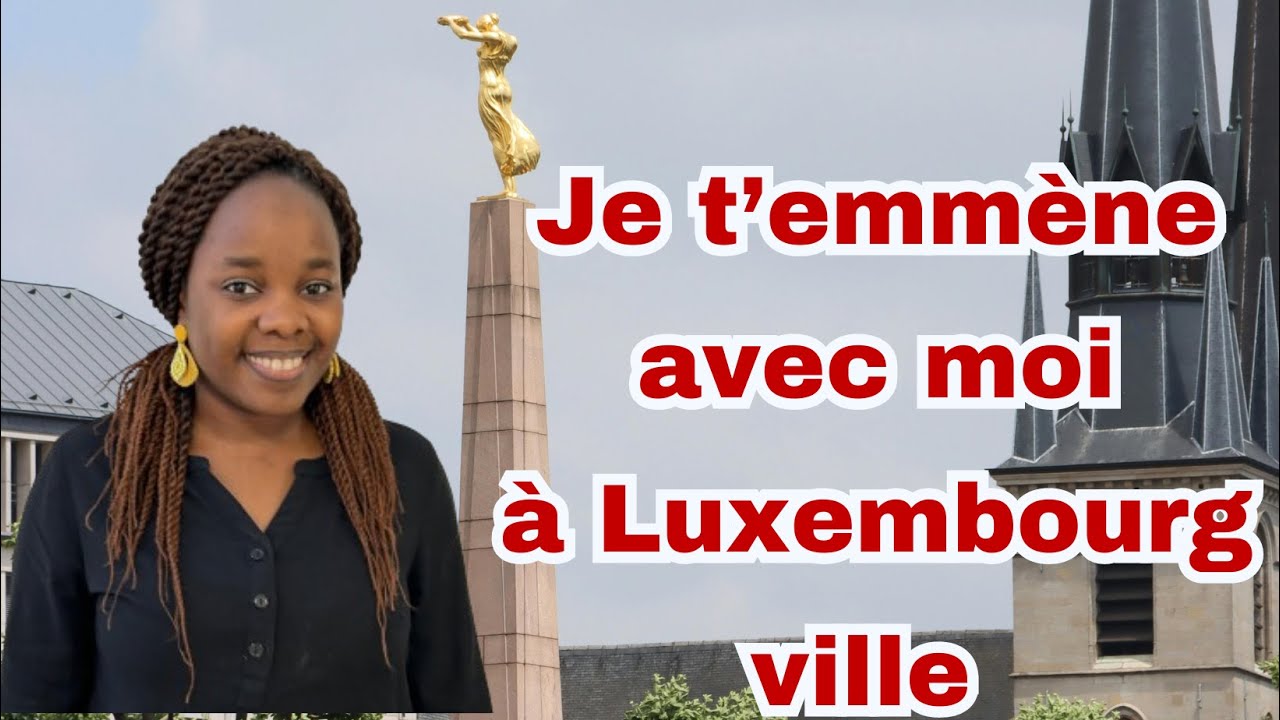 Petit tour &agrave; Luxembourg ville, Place de Metz, place d'armes, Kirchberg...