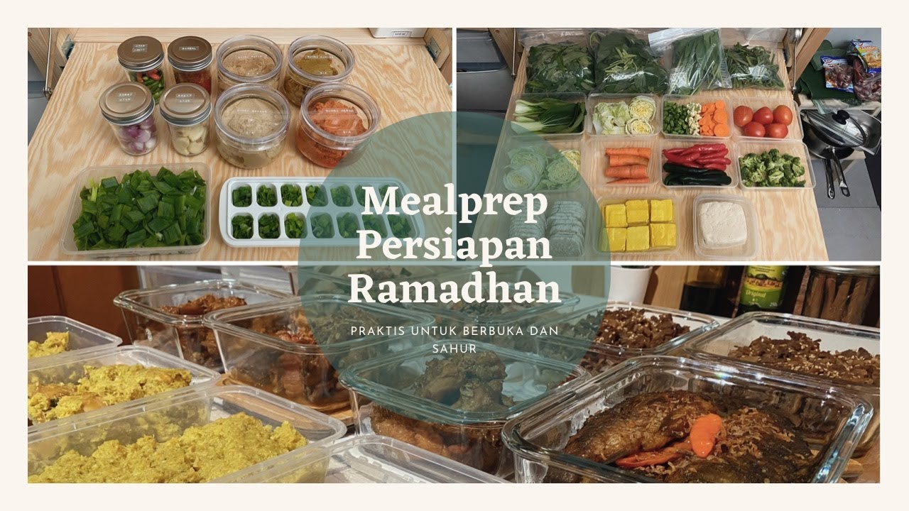 Persiapan Ramadhan || Mealprep 6 Menu Masakan Praktis Untuk Sahur