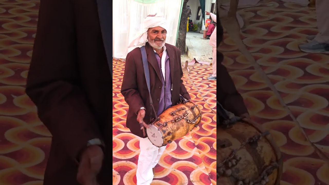 Full video ताऊ का ढोलक पर गाना ओर डांस