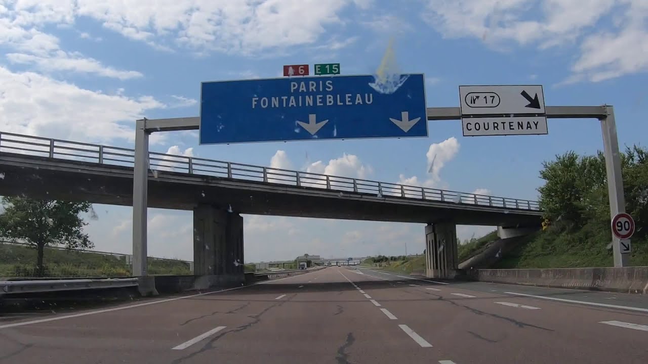 A6 : Lyon-Paris pendant le COVID (24/04/2020) en Time Lapse