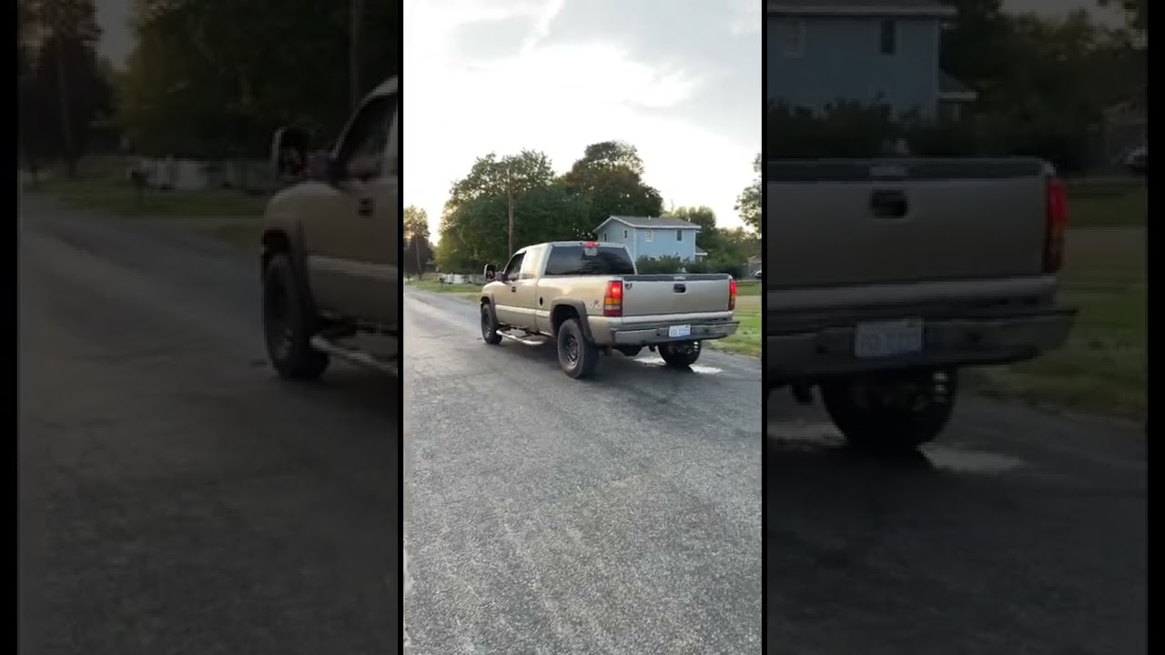 6.0 chevy 2500 Burnout Fail!#shorts