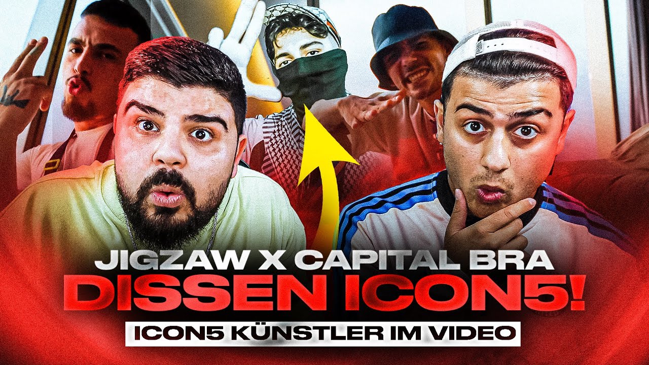 CAPITAL BRA & JIGZAW DISSEN ICON 5, SINANG & SHINDY! 😱 JIGZAW x CAPITAL BRA - DUBAI LEBT | Reaction