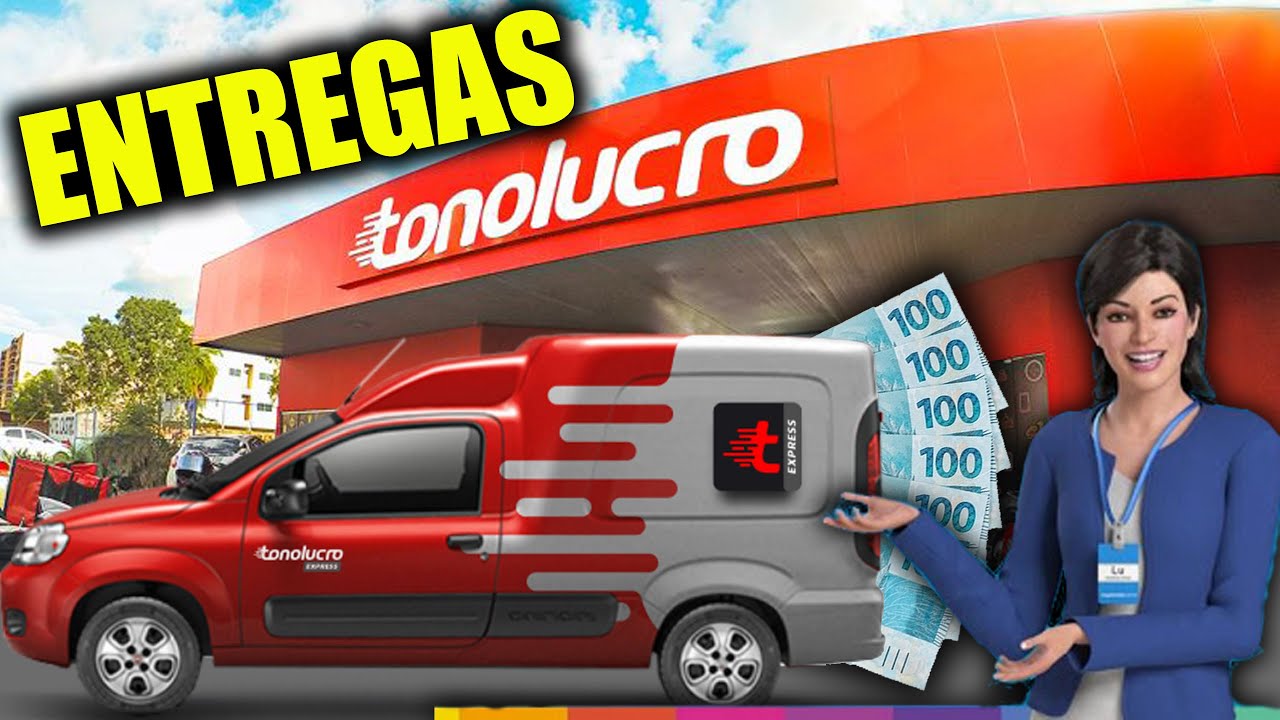 Entregas Tonolucro - Veja como realizar seu cadastro - App de delivery do grupo Magalu - Renda Extra