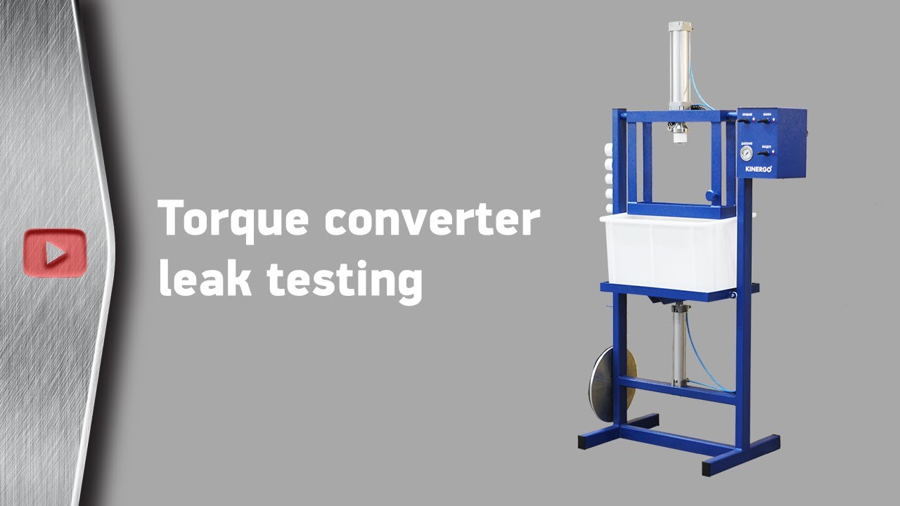 Torque converter leak testing