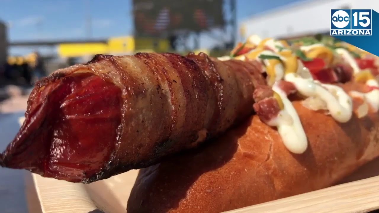 BIGGEST HOT DOG IN NASCAR! Phoenix Raceway sells 18-inch Sonoran dog - ABC15 Digital
