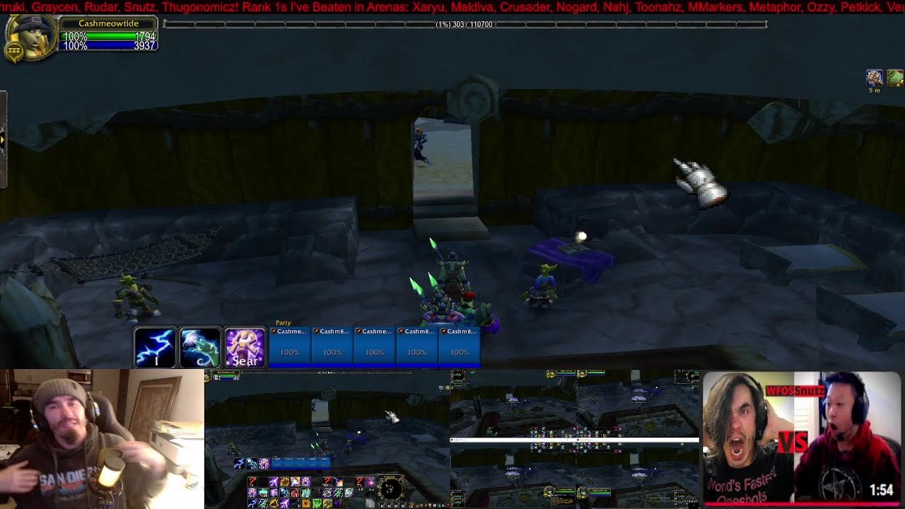 Rank 1 Manual Multiboxing – 5 Elemental SHAMANS | Classic WoW TBC