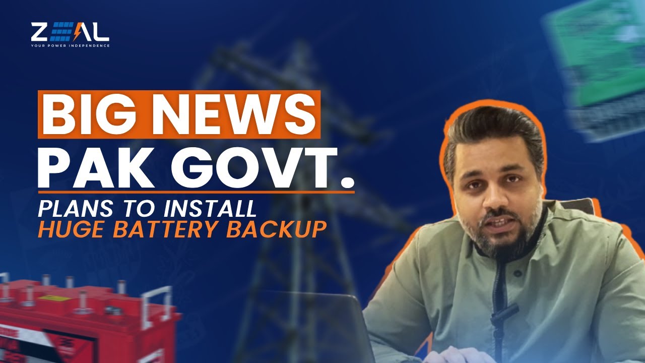 BIG NEWS ⚡ Pakistan Govt Plans Massive Battery Storage to Stabilize Power Grid!