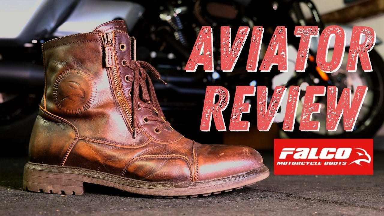 FALCO Aviator RETRO VINTAGE Motorcycle Boots review AUSTRALIA