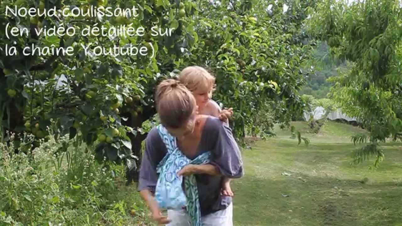 Hamac simple / Rebozo noeud coulissant dos