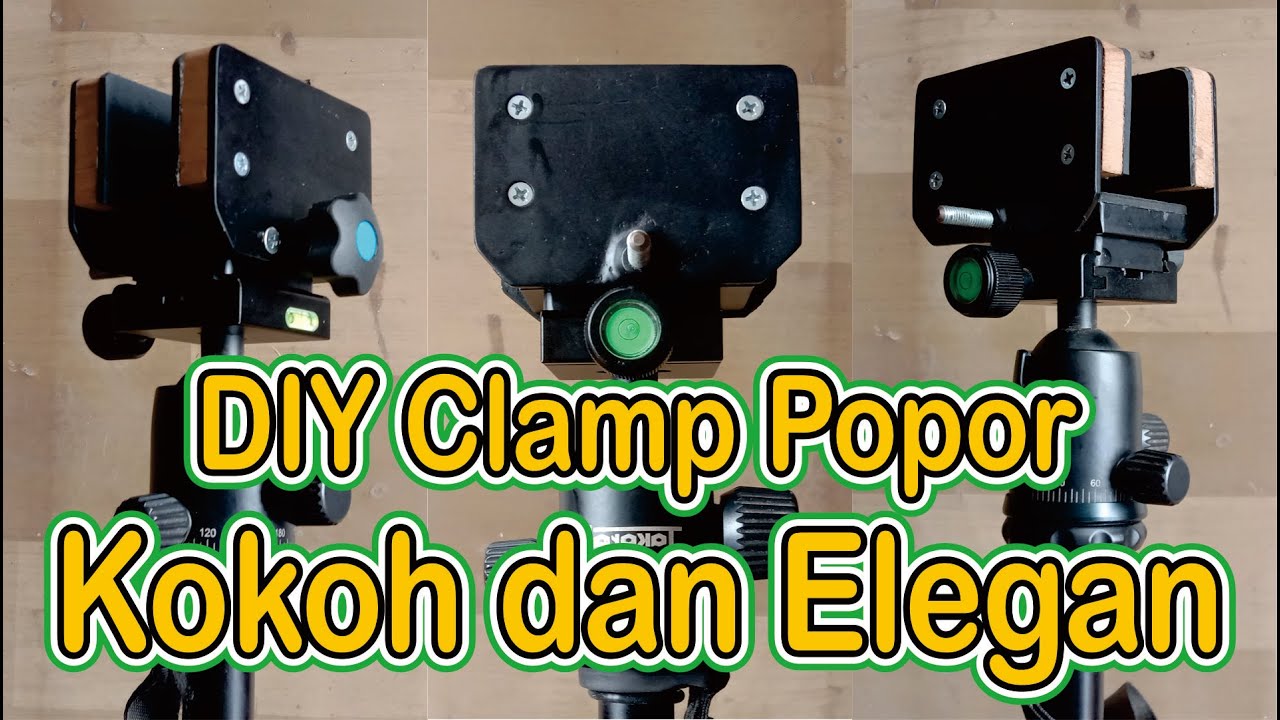 DUDUKAN POPOR senapan Angin KE TRIPOD, PENJEPIT POPOR , Kokoh dan Elegan#picatiny#arca clamp