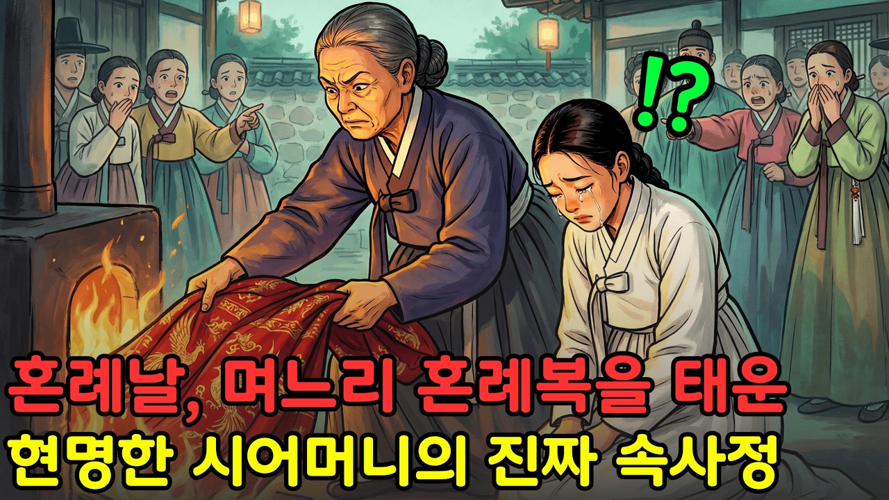 현명한 시어머니가 혼례날 며느리의 혼례복을 불태웠다, 그 뒤에 숨겨진 진실은 무엇일까?