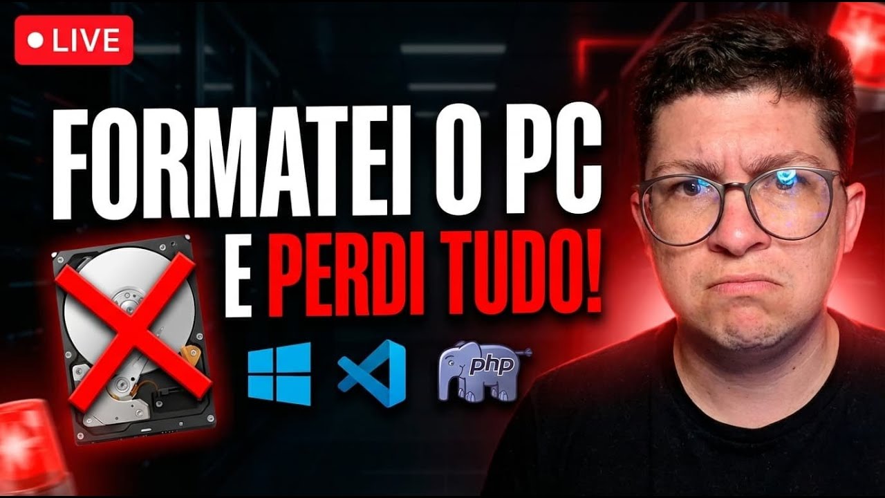 PERDI TUDO AO FORMATAR! E agora? 