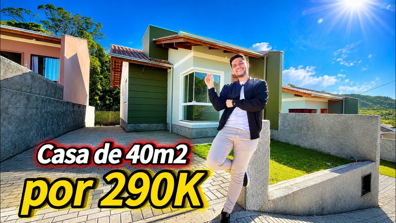 Quanto custaria uma CASA de 40m² na sua CIDADE?