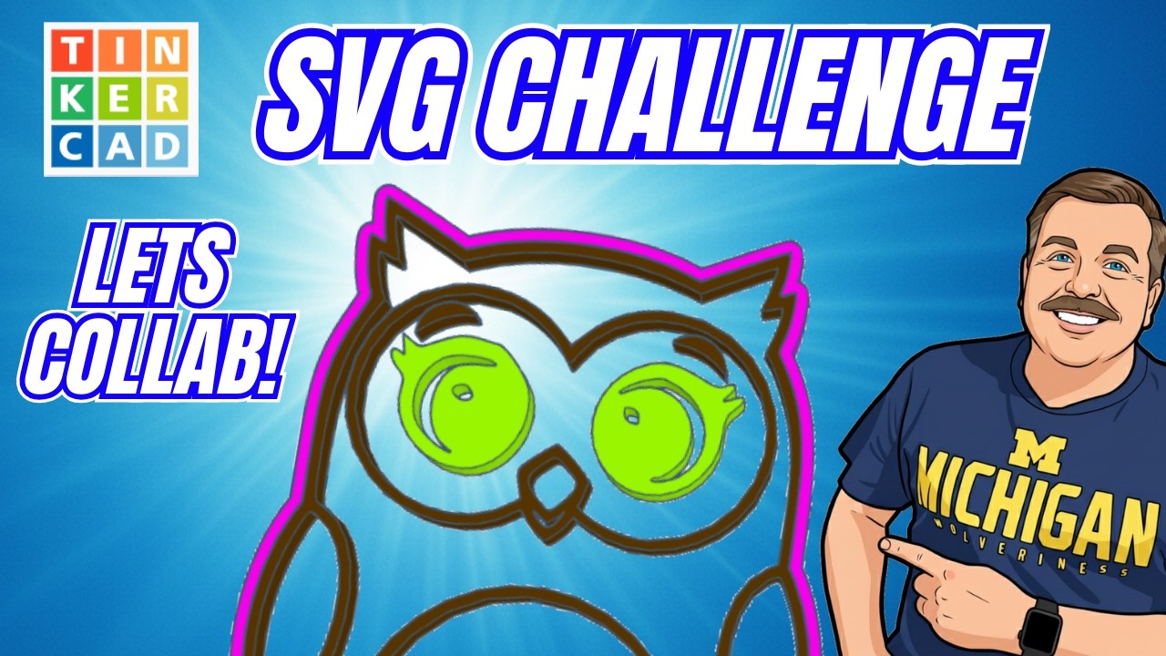 Tinkercad SVG Challenge: Make a Tracing Template & Share 💯🔥