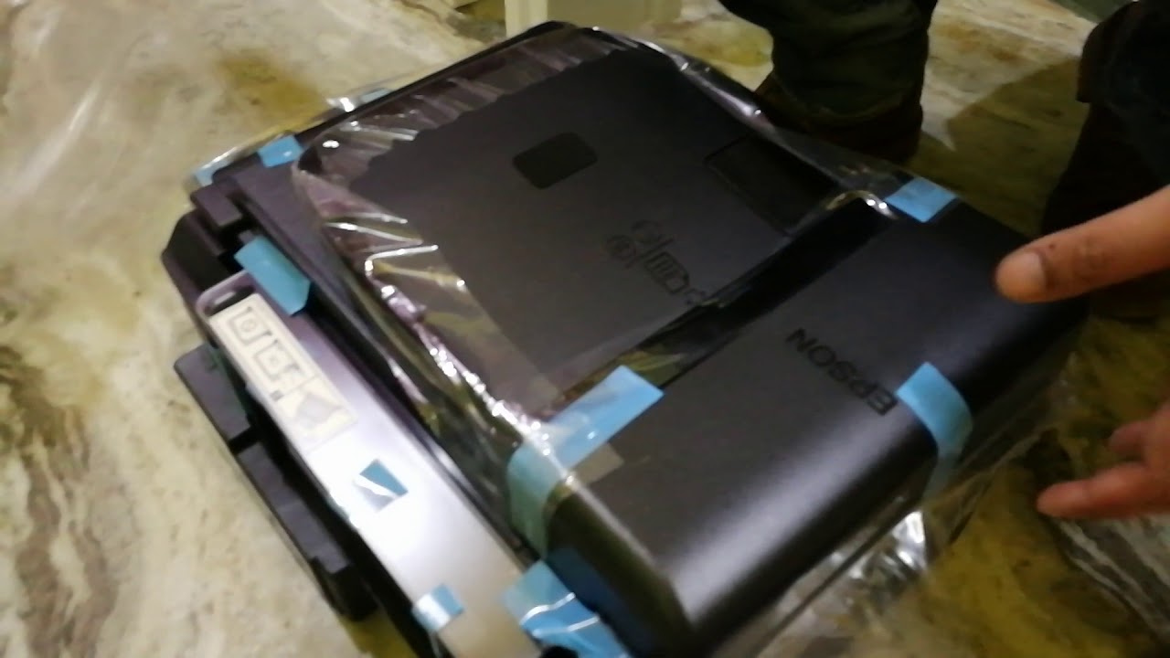 Epson L565 inkjet printer unboxing