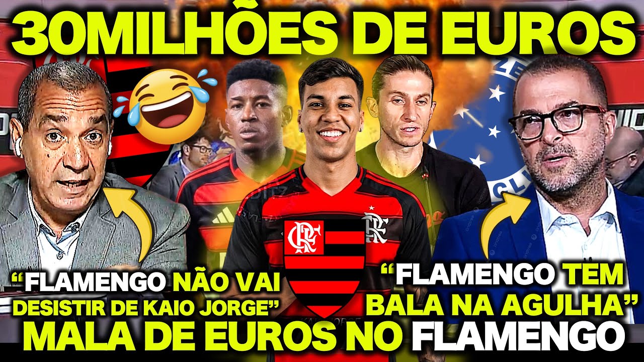 REVIRAVOLTA com KAIO JORGE no FLAMENGO ! MENGÃO OFERECE 30MILHÕES de EUROS ao CRUZEIRO