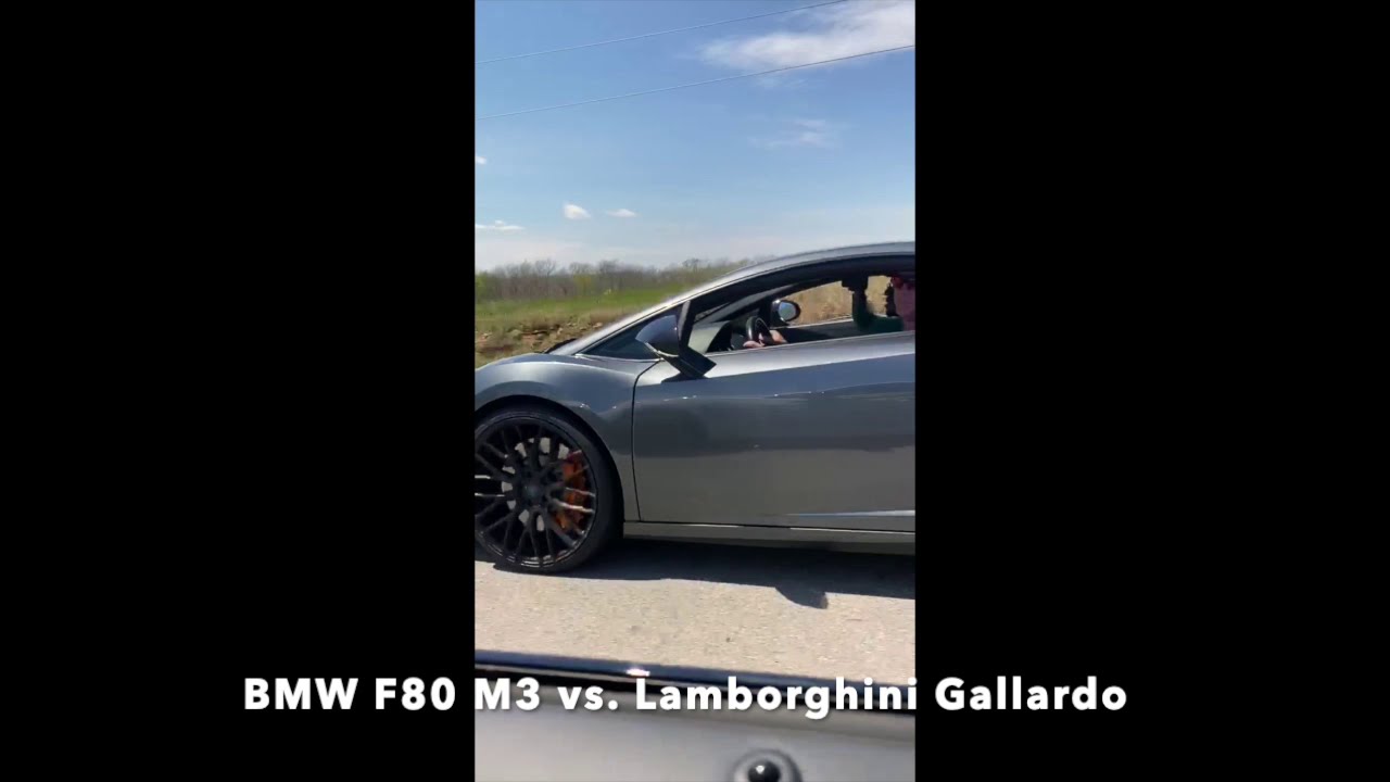 BM3 Stage 2 BMW F80 M3 vs Lamborghini Gallardo