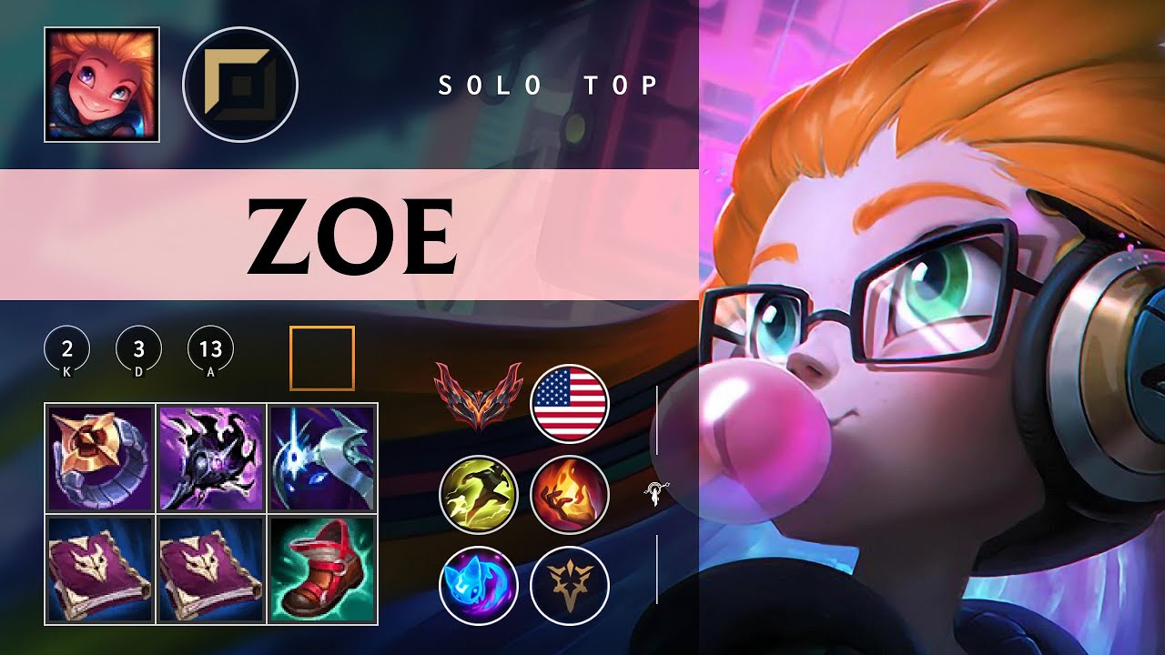 Zoe Top vs Volibear - NA Grandmaster Patch 26.02