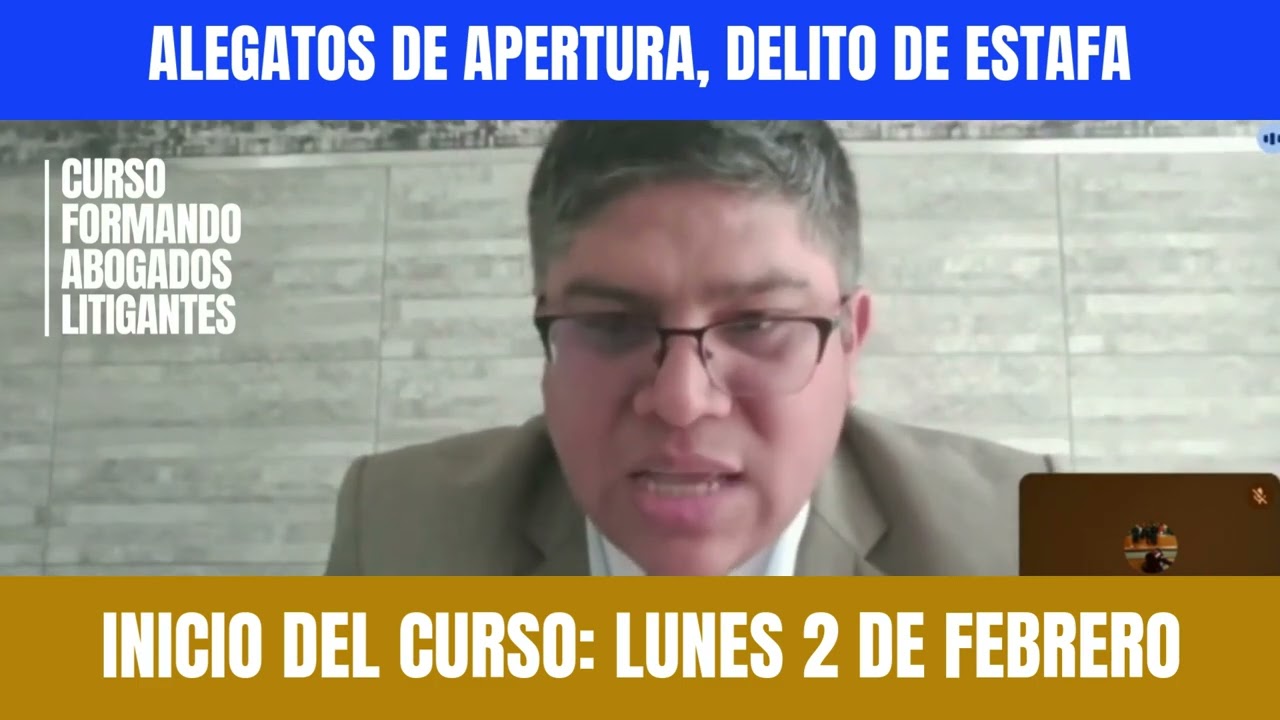 ALEGATOS DE APERTURA - FORMANDO ABOGADOS LITIGANTES