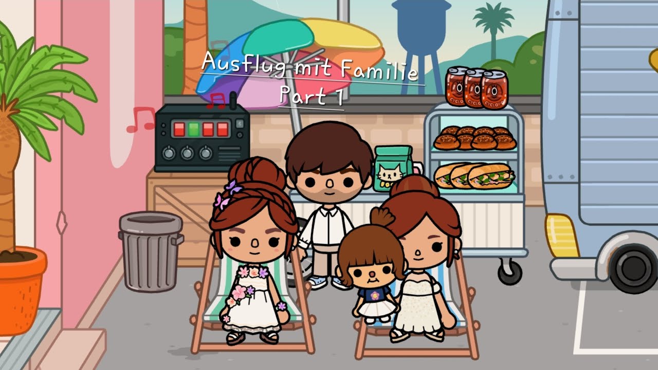 Ausflug mit der Familie [Part 1] ❤️Abonniere den Kanal ,wenn dir mein Video gefällt + Like#tocaboca 