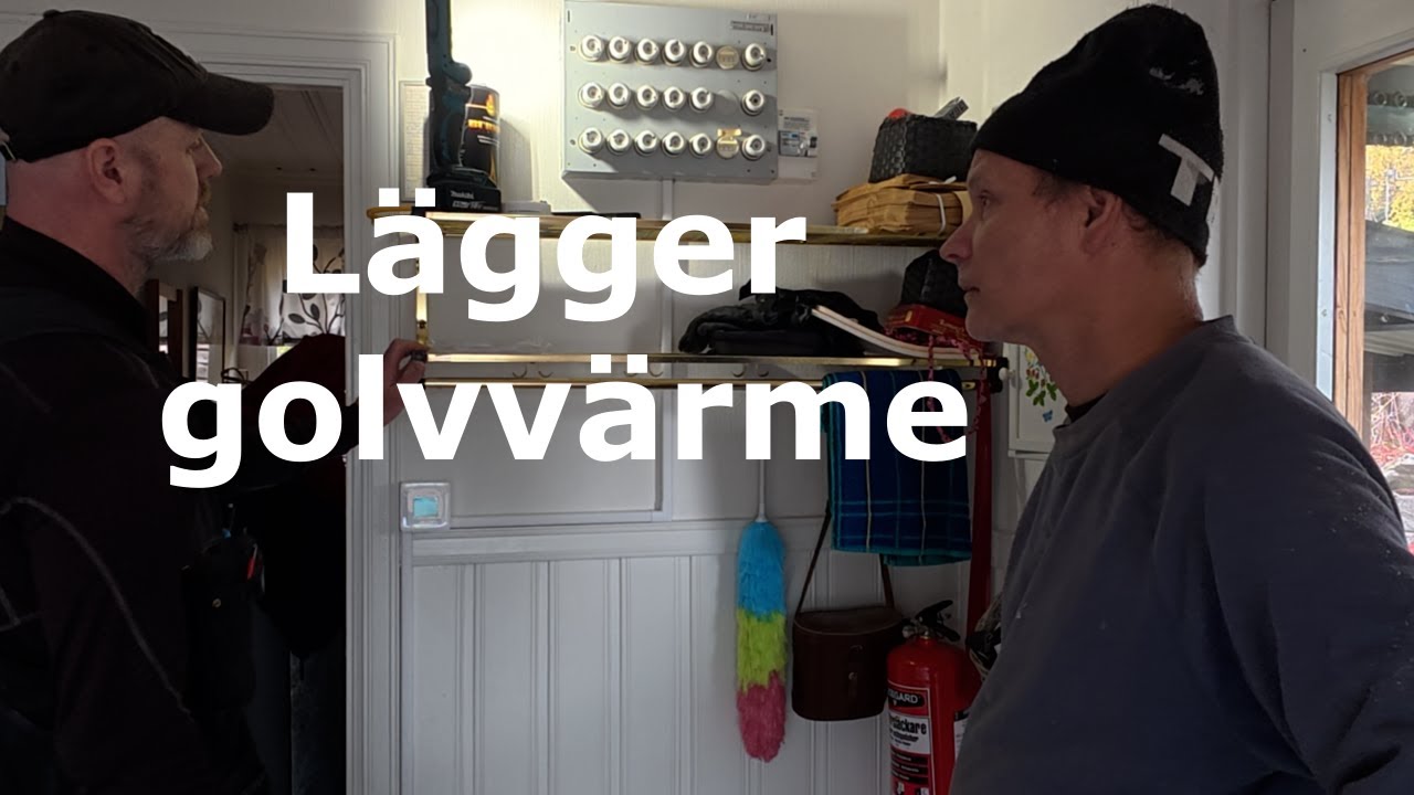 Golvvärme, så här löser man det i hall