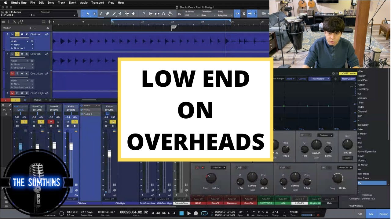1 Trick For Low End On Overheads (Drum Mixing Tips)