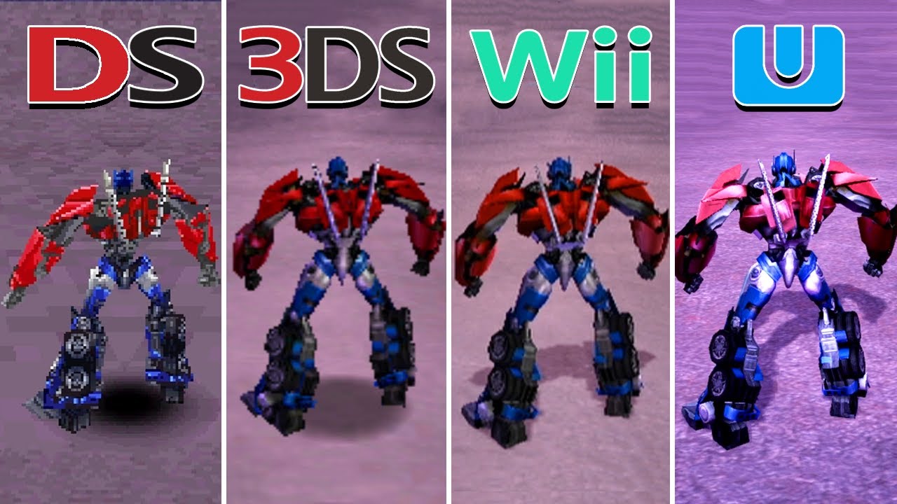 Transformers Prime – The Game (2012) DS vs 3DS vs Wii vs Wii U [Which One is better?]