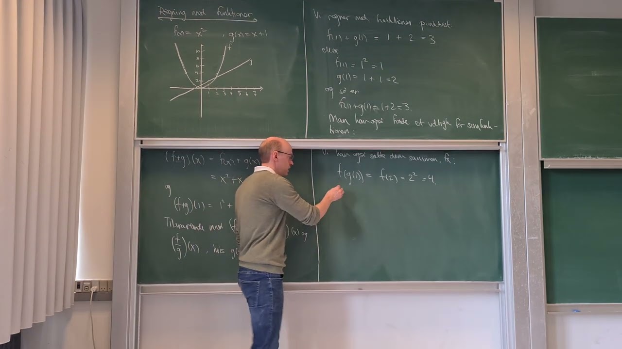 Regning med funktioner - intro