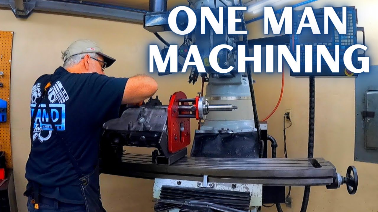 Use the Mill YOU HAVE! Manual Machining Horizontal Holes with a Vertical Mill! Brand Racing Engines