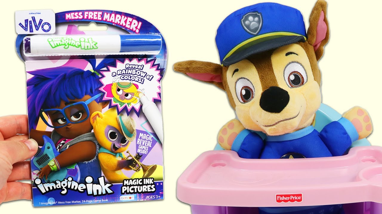 Paw Patrol Chase Has Fun Coloring!