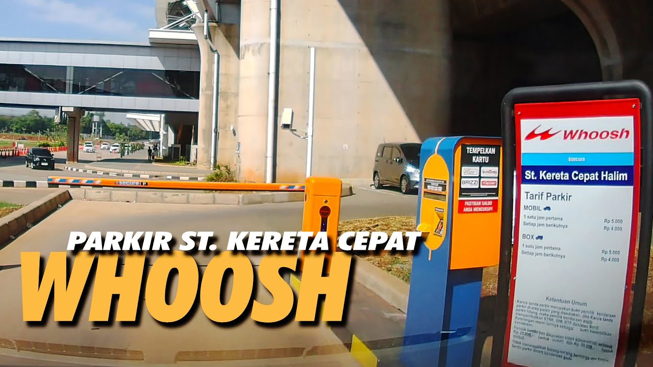 Lokasi Tempat Parkir Mobil Stasiun Kereta Cepat Halim Whoosh