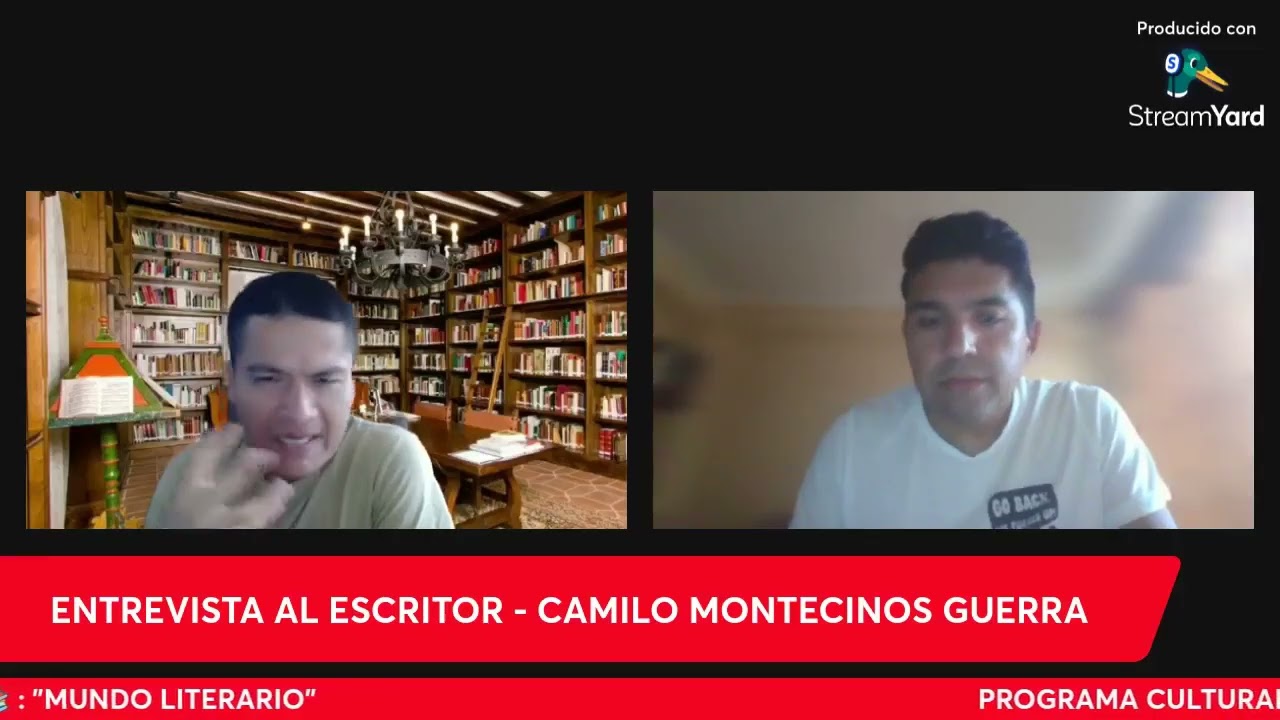 ENTREVISTA AL ESCRITOR CHILENO 🇨🇱 CAMILO MONTECINOS GUERRA - PROMOCIÓN Y DIFUSIÓN DE LIBROS 📚
