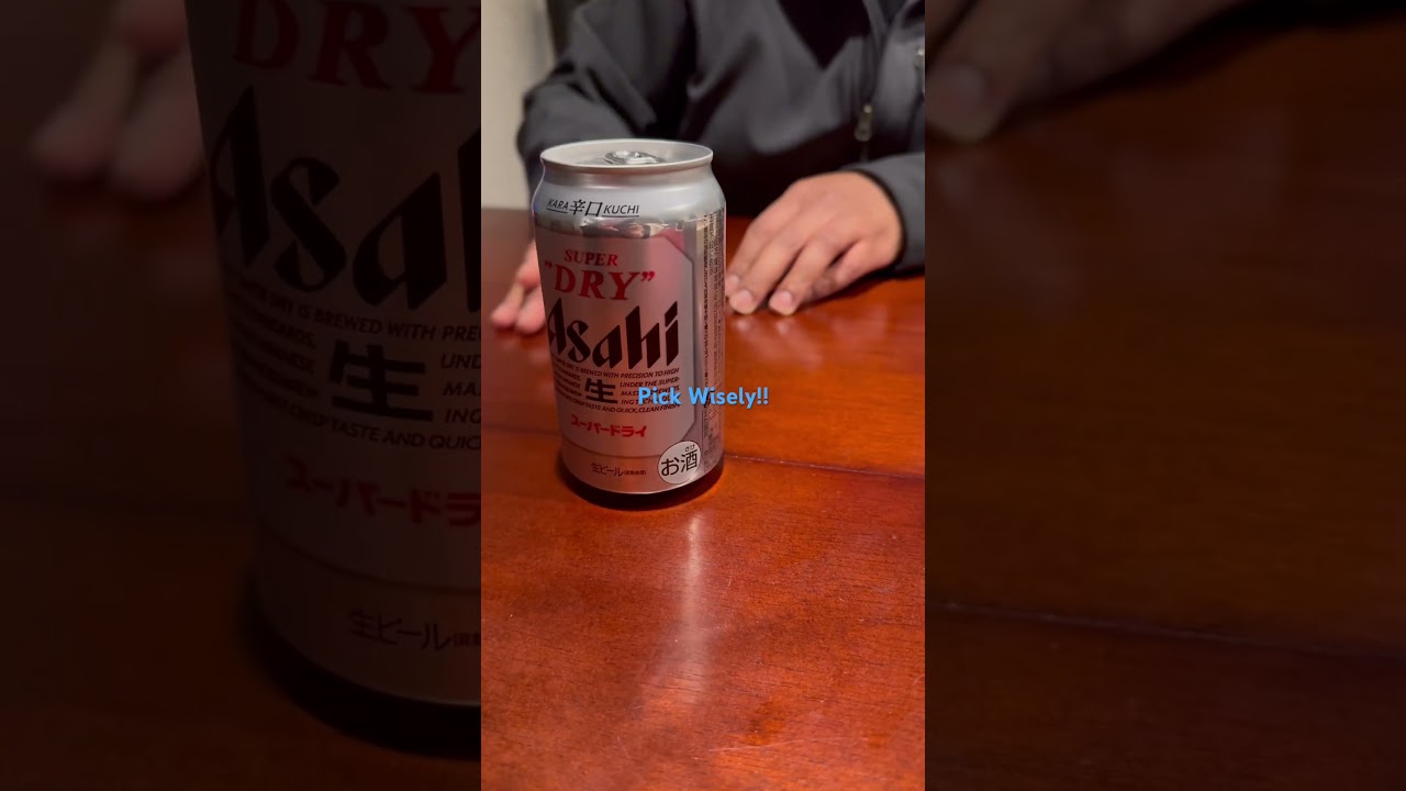 Asahi Super Dry Line-up - Choose Wisely