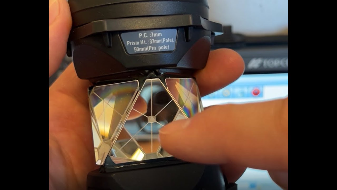 23   Topcon GT   Magnet Field RESECTION et utilisation d'un prisme 360 et un conventionel