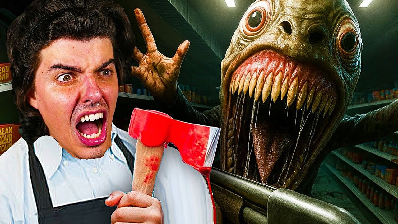 TERROR no MERCADO: JOGO me FEZ BERRAR de MEDO (HELLMART)