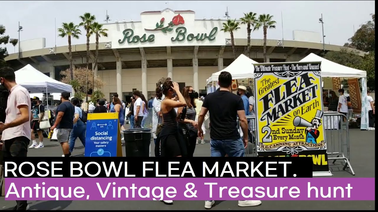 The Rose Bowl Flea Market reopened after a year.
