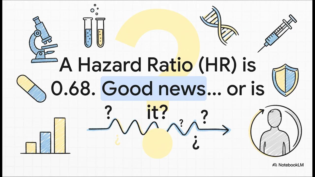 Mastering the Hazard Ratio|Hazard Ratio Explained Simply, Survival Analysis for Medical Research