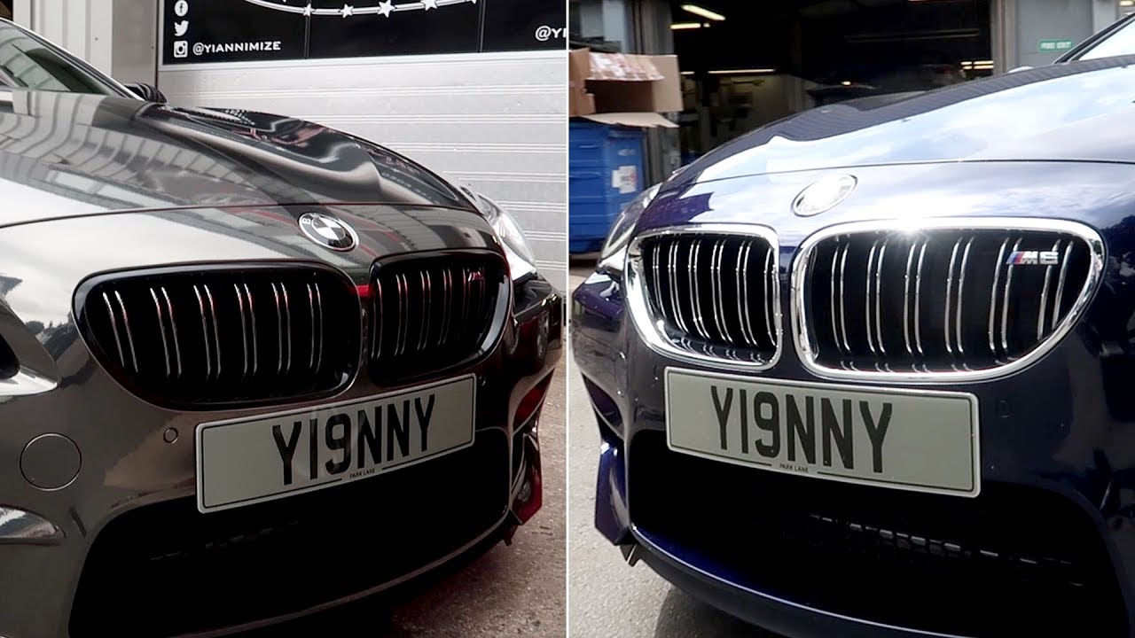 My BMW M6 wrapped Chrome Black