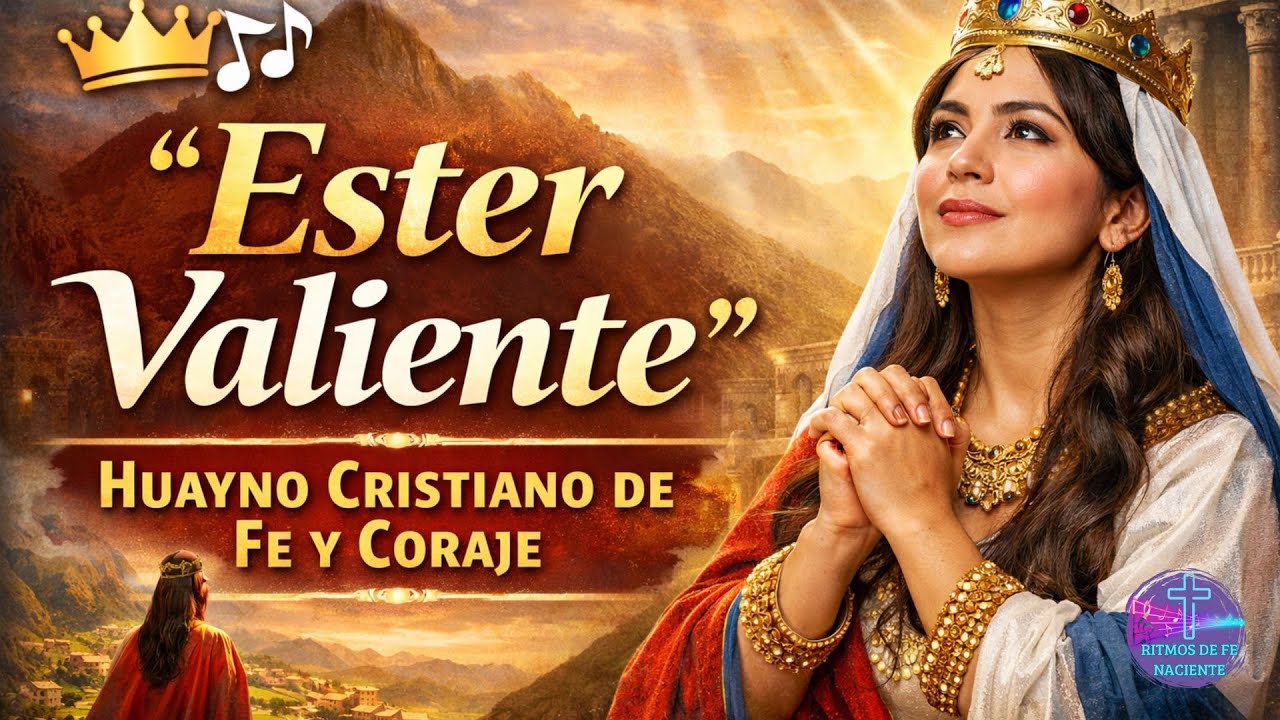 👑🎵VALIENTE ESTER|HUAYNO CRISTIANO DE FE Y CORAJE👑🎵