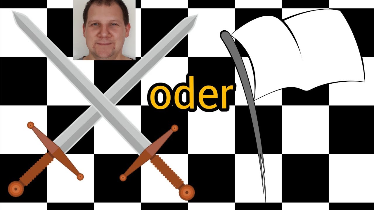 Schach Anf&auml;nger Tipp - Wann soll ich aufgeben? || Partiebeispiel vom Netzkaiser || Schl&uuml;ssig erkl&auml;rt