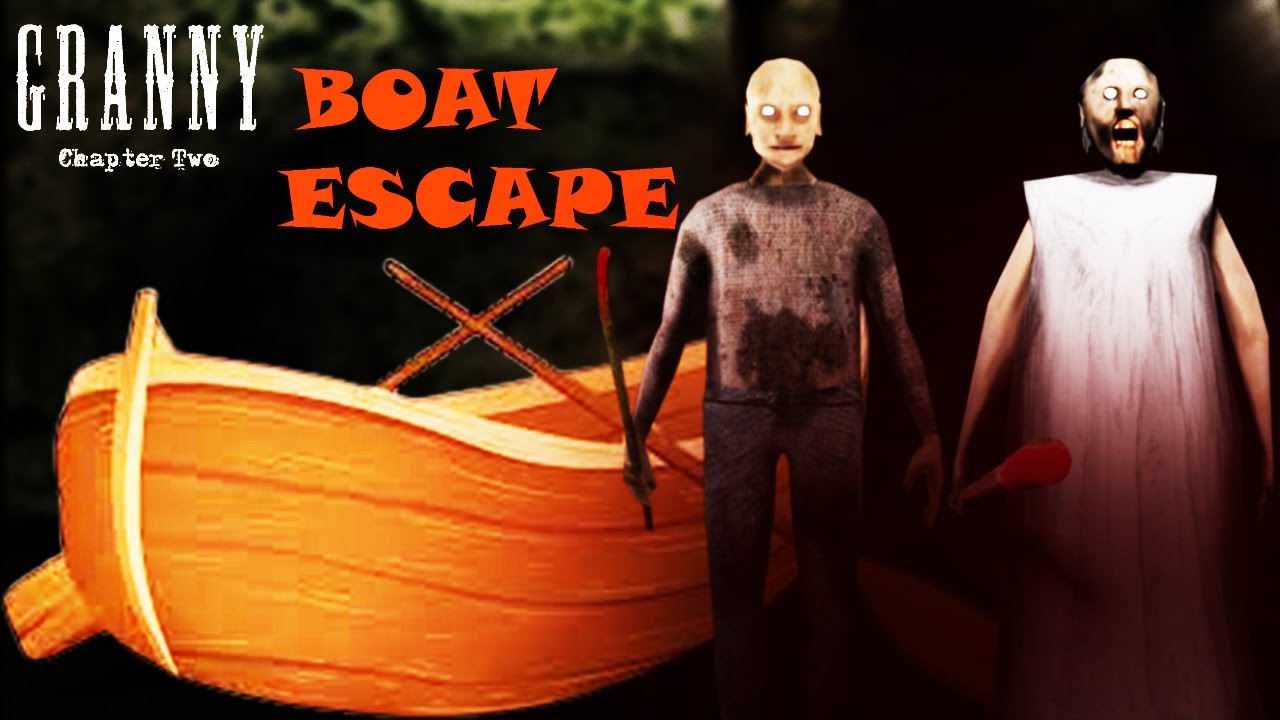 I Escaped From Granny's House Using A Boat!