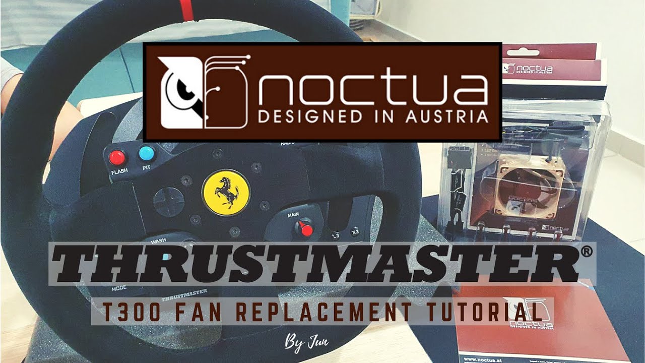 Thrustmaster T300 Fan Replacement with Noctua (Fix Noise & Vibration)