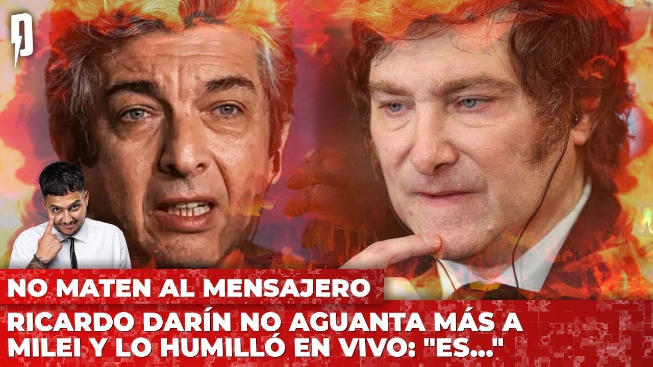 Ricardo Darín no aguanta más a Milei y lo humilló en vivo: 