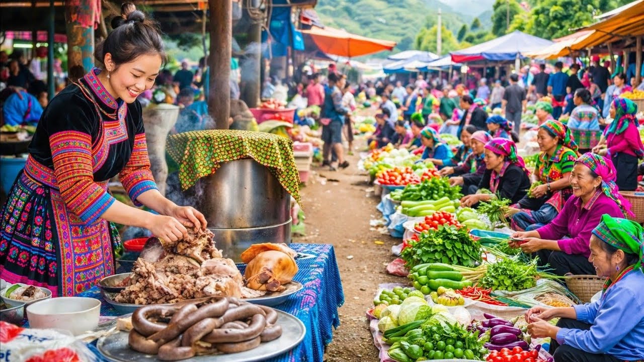 BẠN SẼ ẤY N&Aacute;Y KHI CHƯA ĐẾN PHI&Ecirc;N CHỢ N&Agrave;Y - Ẩm Thực Hấp Dẫn Từ Lợn Đen, G&agrave; Leo C&acirc;y V&agrave; Dược Liệu Qu&yacute;